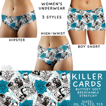 Batch #340 - Comfortable Underwear 4 - Closes 5/16 - ETA early July - Killer Cards Women's Underwear