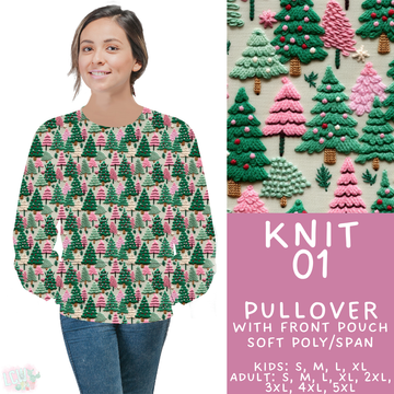 Batch #437 - Christmas Knit 2 - Closes 10/27 - ETA mid Dec - Knit 01 Pocket Pullover