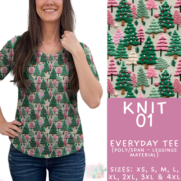 Batch #437 - Christmas Knit 2 - Closes 10/27 - ETA mid Dec - Knit 01 Everyday Tee