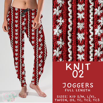 Batch #437 - Christmas Knit 2 - Closes 10/27 - ETA mid Dec - Knit 02 Joggers