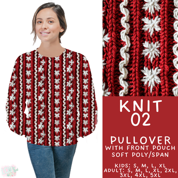 Batch #437 - Christmas Knit 2 - Closes 10/27 - ETA mid Dec - Knit 02 Pocket Pullover