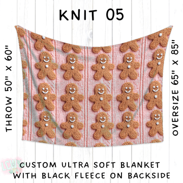 Batch #437 - Christmas Knit 2 - Closes 10/27 - ETA mid Dec - Knit 05 Blanket