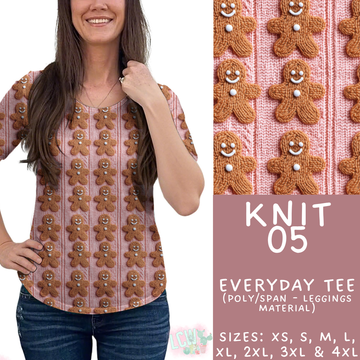 Batch #437 - Christmas Knit 2 - Closes 10/27 - ETA mid Dec - Knit 05 Everyday Tee