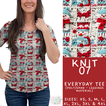 Batch #437 - Christmas Knit 2 - Closes 10/27 - ETA mid Dec - Knit 07 Everyday Tee