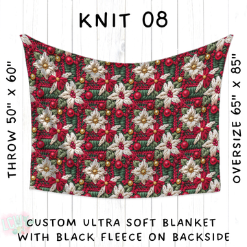 Batch #437 - Christmas Knit 2 - Closes 10/27 - ETA mid Dec - Knit 08 Blanket