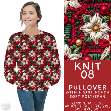 Batch #437 - Christmas Knit 2 - Closes 10/27 - ETA mid Dec - Knit 08 Pocket Pullover