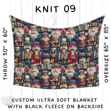 Batch #437 - Christmas Knit 2 - Closes 10/27 - ETA mid Dec - Knit 09 Blanket