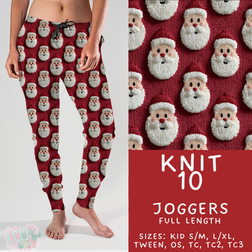 Batch #437 - Christmas Knit 2 - Closes 10/27 - ETA mid Dec - Knit 10 Joggers
