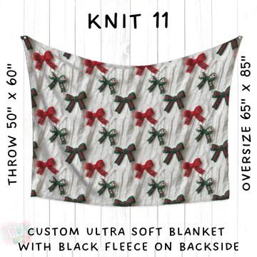 Batch #437 - Christmas Knit 2 - Closes 10/27 - ETA mid Dec - Knit 11 Blanket