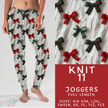 Batch #437 - Christmas Knit 2 - Closes 10/27 - ETA mid Dec - Knit 11 Joggers