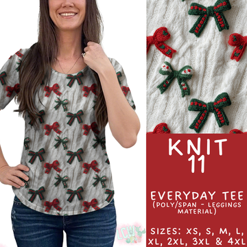 Batch #437 - Christmas Knit 2 - Closes 10/27 - ETA mid Dec - Knit 11 Everyday Tee
