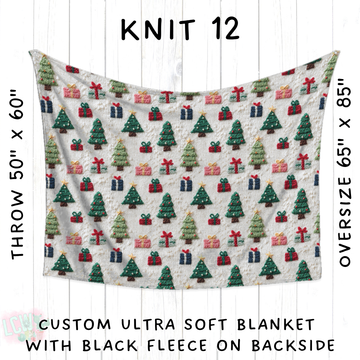 Batch #437 - Christmas Knit 2 - Closes 10/27 - ETA mid Dec - Knit 12 Blanket