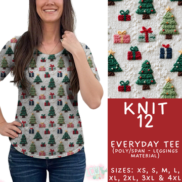 Batch #437 - Christmas Knit 2 - Closes 10/27 - ETA mid Dec - Knit 12 Everyday Tee