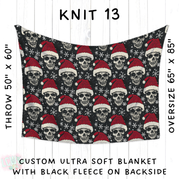 Batch #437 - Christmas Knit 2 - Closes 10/27 - ETA mid Dec - Knit 13 Blanket