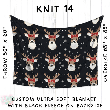 Batch #437 - Christmas Knit 2 - Closes 10/27 - ETA mid Dec - Knit 14 Blanket