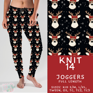 Batch #437 - Christmas Knit 2 - Closes 10/27 - ETA mid Dec - Knit 14 Joggers