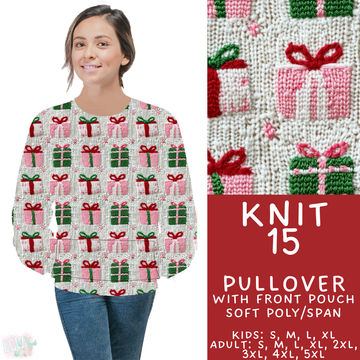 Batch #437 - Christmas Knit 2 - Closes 10/27 - ETA mid Dec - Knit 15 Pocket Pullover