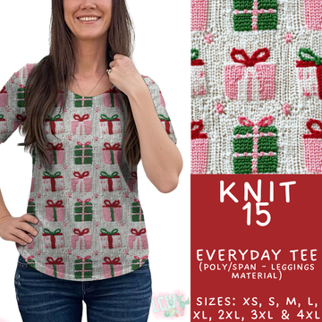 Batch #437 - Christmas Knit 2 - Closes 10/27 - ETA mid Dec - Knit 15 Everyday Tee