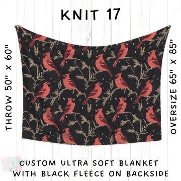 Batch #437 - Christmas Knit 2 - Closes 10/27 - ETA mid Dec - Knit 17 Blanket