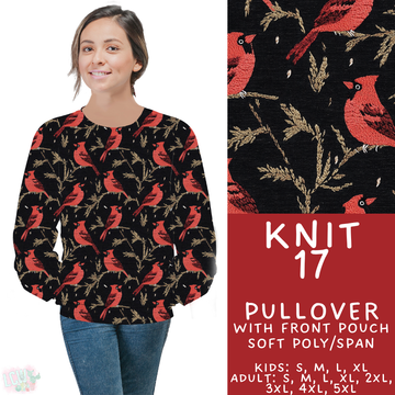 Batch #437 - Christmas Knit 2 - Closes 10/27 - ETA mid Dec - Knit 17 Pocket Pullover