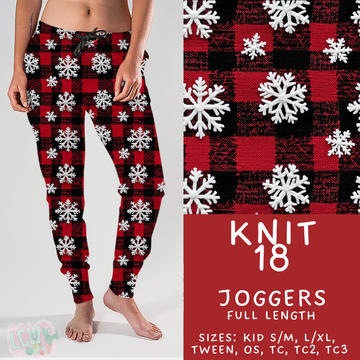Batch #437 - Christmas Knit 2 - Closes 10/27 - ETA mid Dec - Knit 18 Joggers