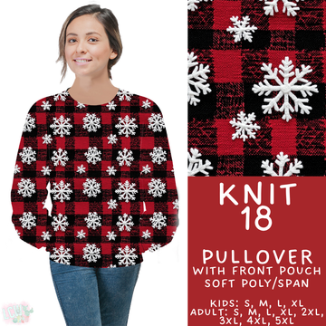 Batch #437 - Christmas Knit 2 - Closes 10/27 - ETA mid Dec - Knit 18 Pocket Pullover