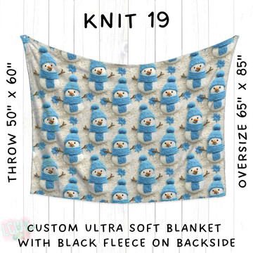 Batch #437 - Christmas Knit 2 - Closes 10/27 - ETA mid Dec - Knit 19 Blanket