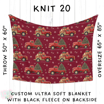 Batch #437 - Christmas Knit 2 - Closes 10/27 - ETA mid Dec - Knit 20 Blanket