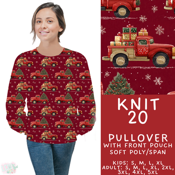 Batch #437 - Christmas Knit 2 - Closes 10/27 - ETA mid Dec - Knit 20 Pocket Pullover