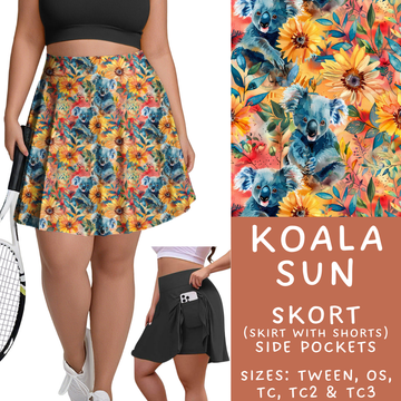 Batch #350 - April Request Run - Closes 6/4 - ETA late July - Koala Sun Skort