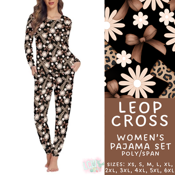 Batch #344 - Family Pajama Party - Closes 5/23 - ETA late July - Leop Cross Women's Pajama Set