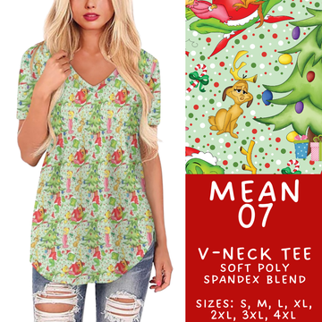 Batch #436 - Mr Mean 2 - Closes 10/24 - ETA early Dec - Mean 07 V-Neck Tee