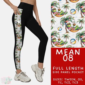 Batch #436 - Mr Mean 2 - Closes 10/24 - ETA early Dec - Mean 08 Pattern Side Pocket Leggings