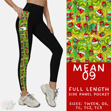 Batch #436 - Mr Mean 2 - Closes 10/24 - ETA early Dec - Mean 09 Pattern Side Pocket Leggings