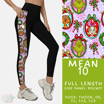 Batch #436 - Mr Mean 2 - Closes 10/24 - ETA early Dec - Mean 10 Pattern Side Pocket Leggings