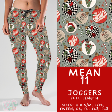Batch #436 - Mr Mean 2 - Closes 10/24 - ETA early Dec - Mean 11 Joggers