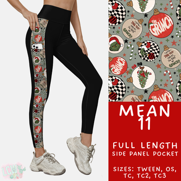Batch #436 - Mr Mean 2 - Closes 10/24 - ETA early Dec - Mean 11 Pattern Side Pocket Leggings
