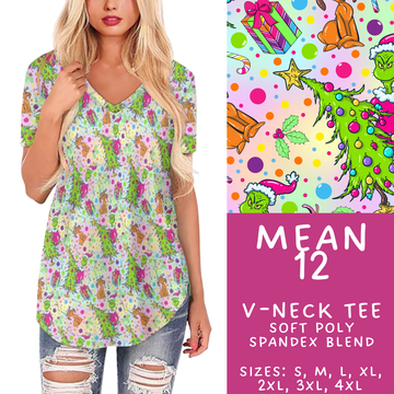 Batch #436 - Mr Mean 2 - Closes 10/24 - ETA early Dec - Mean 12 V-Neck Tee
