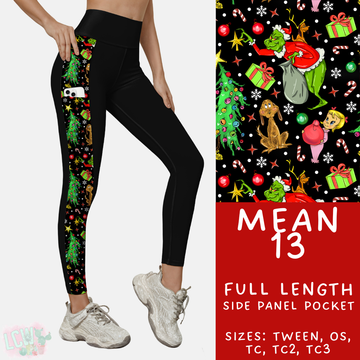 Batch #436 - Mr Mean 2 - Closes 10/24 - ETA early Dec - Mean 13 Pattern Side Pocket Leggings