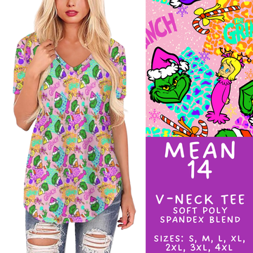 Batch #436 - Mr Mean 2 - Closes 10/24 - ETA early Dec - Mean 14 V-Neck Tee