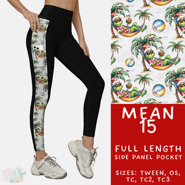 Batch #436 - Mr Mean 2 - Closes 10/24 - ETA early Dec - Mean 15 Pattern Side Pocket Leggings