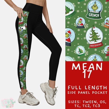 Batch #436 - Mr Mean 2 - Closes 10/24 - ETA early Dec - Mean 17 Pattern Side Pocket Leggings