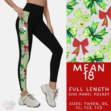 Batch #436 - Mr Mean 2 - Closes 10/24 - ETA early Dec - Mean 18 Pattern Side Pocket Leggings
