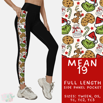 Batch #436 - Mr Mean 2 - Closes 10/24 - ETA early Dec - Mean 19 Pattern Side Pocket Leggings