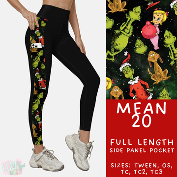 Batch #436 - Mr Mean 2 - Closes 10/24 - ETA early Dec - Mean 20 Pattern Side Pocket Leggings