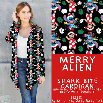 Batch #434 - Magical Christmas - Closes 10/22 - ETA early Dec - Merry Alien Cardigan
