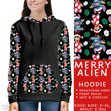 Batch #434 - Magical Christmas - Closes 10/22 - ETA early Dec - Merry Alien Hoodie
