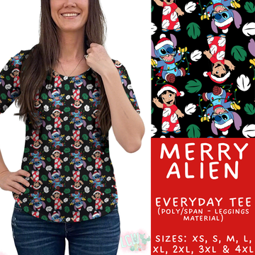 Batch #434 - Magical Christmas - Closes 10/22 - ETA early Dec - Merry Alien Everyday Tee