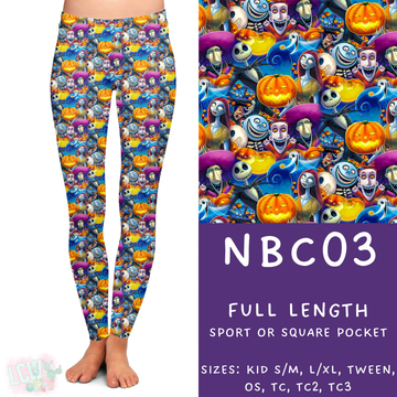 Ready to Ship - NBC03 Full Length Leggings - Sport Pocket TC2
