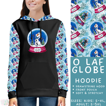 Batch #432 - Winter Globes - Closes 10/17 - ETA early December - O Laf Globe Hoodie